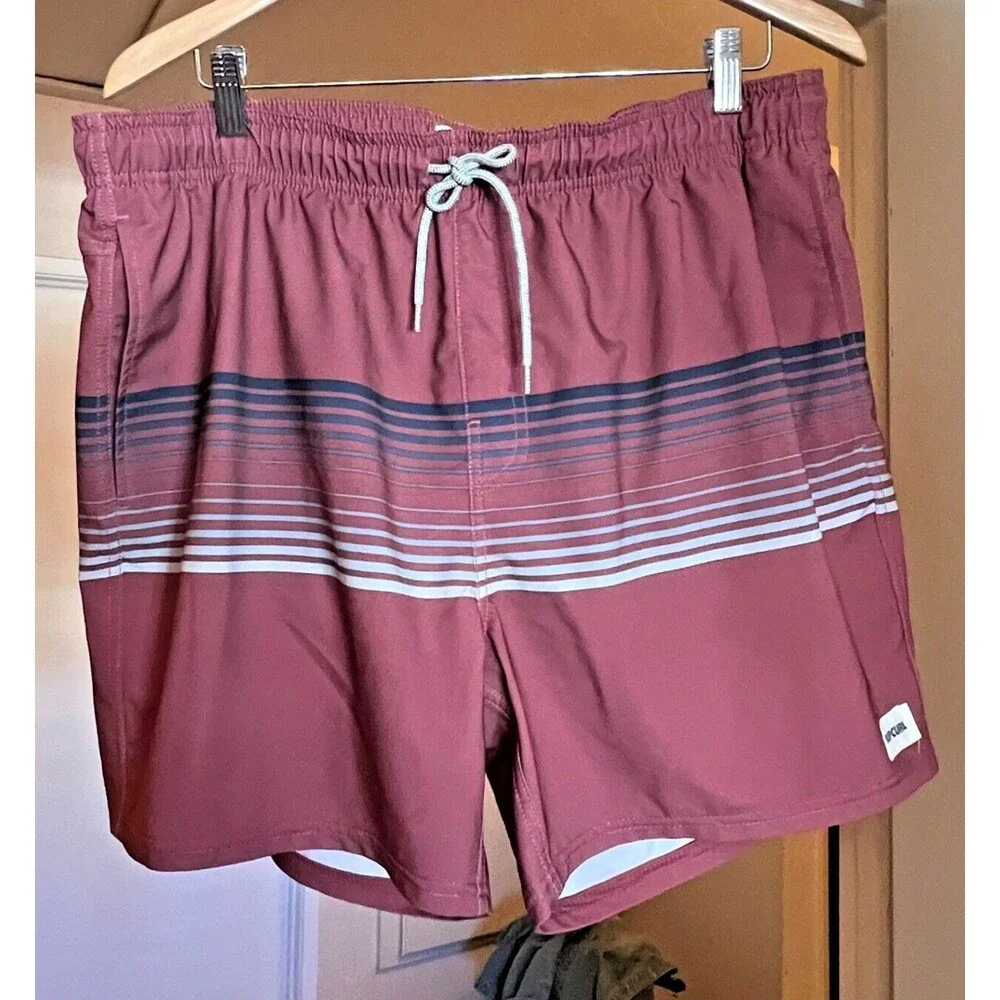 Ripcurl Mens Surf Board Shorts W36 LayDays Side Pocket Surf Revival Volley